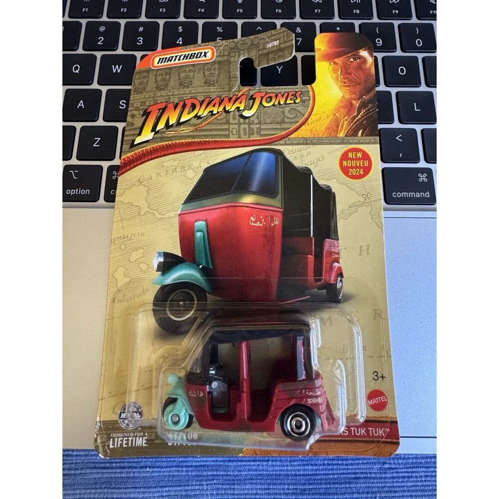 Matchbox Lot of 2 Indiana Jones Tuk Tuk 70 Years Car Diecast New‎ Sealed